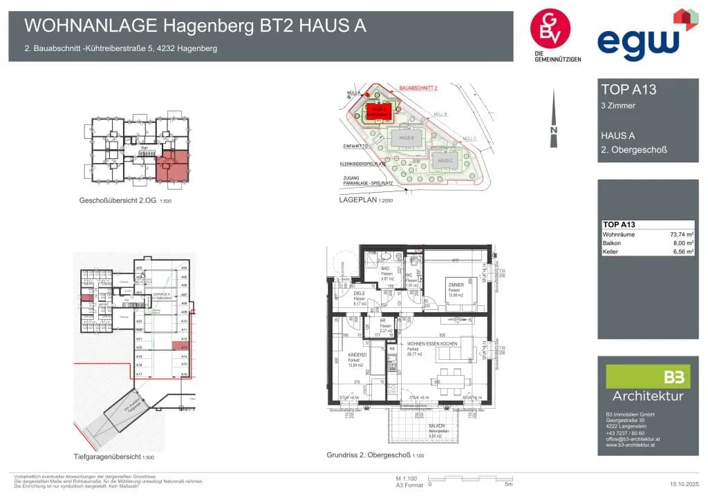 3-Zimmer-Wohnung mieten in Freistadt – 73,47 m², € 806 – Bild 7 von 7