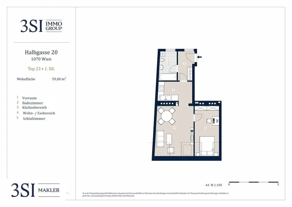 2-Zimmer-Wohnung kaufen in Wien – 59 m², € 435.000 – Bild 12 von 12