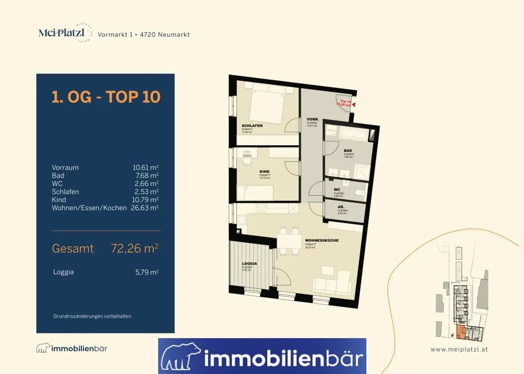 3-Zimmer-Wohnung kaufen in Grieskirchen – 73,26 m², € 318.681 – Bild 12 von 12