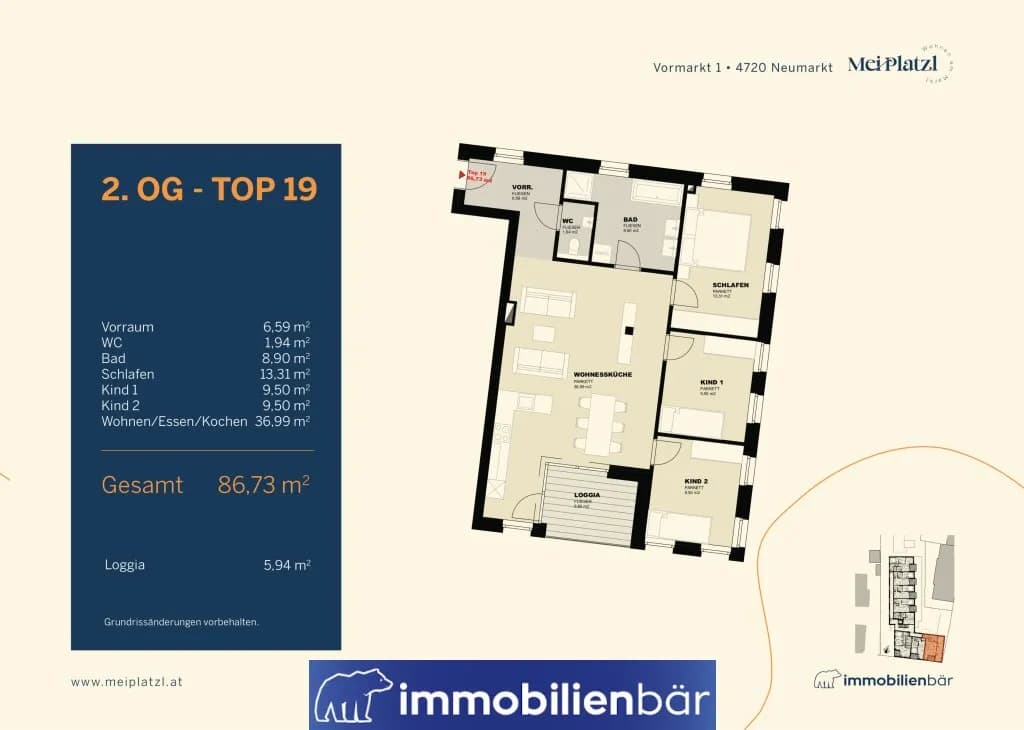4-Zimmer-Wohnung kaufen in Grieskirchen – 86,49 m², € 376.232 – Bild 13 von 13