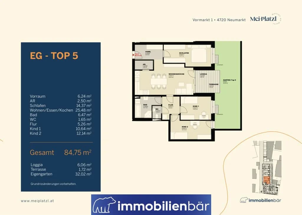 4-Zimmer-Wohnung kaufen in Grieskirchen – 84,75 m², € 383.690 – Bild 12 von 12