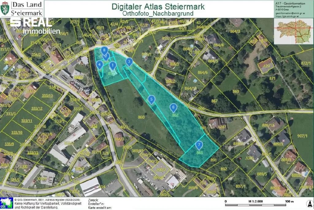 Grundstück kaufen in Leoben – 6 755 m², € 449.000 – Bild 25 von 26