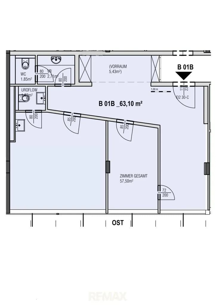 Gewerbeimmobilie mieten in Wien – 63 m², € 1.523 – Bild 13 von 13