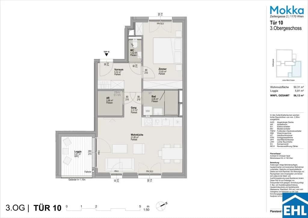 Immobilie kaufen in Wien – 50,31 m², € 383.929 – Bild 8 von 8