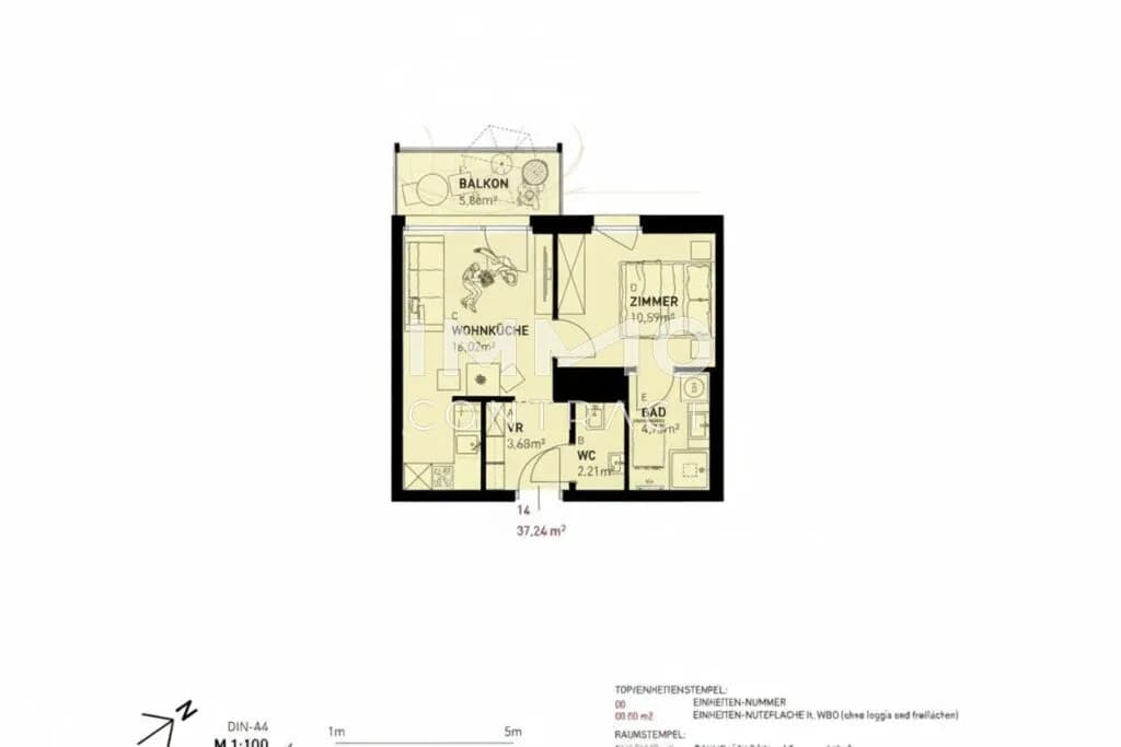 2-Zimmer-Wohnung kaufen in Wien – 37,3 m², € 225.500 – Bild 9 von 9