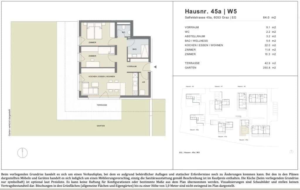 3-Zimmer-Wohnung kaufen in Graz – 64 m², € 419.000 – Bild 23 von 23