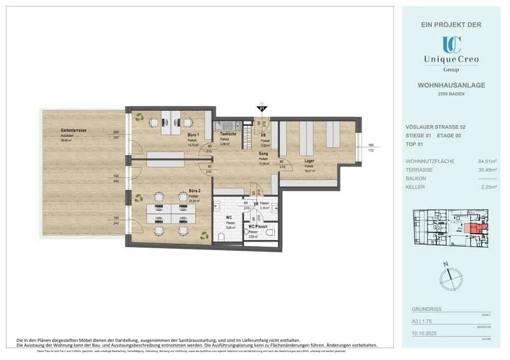 Gewerbeimmobilie kaufen in Baden – 60 m², € 274.175 – Bild 8 von 11
