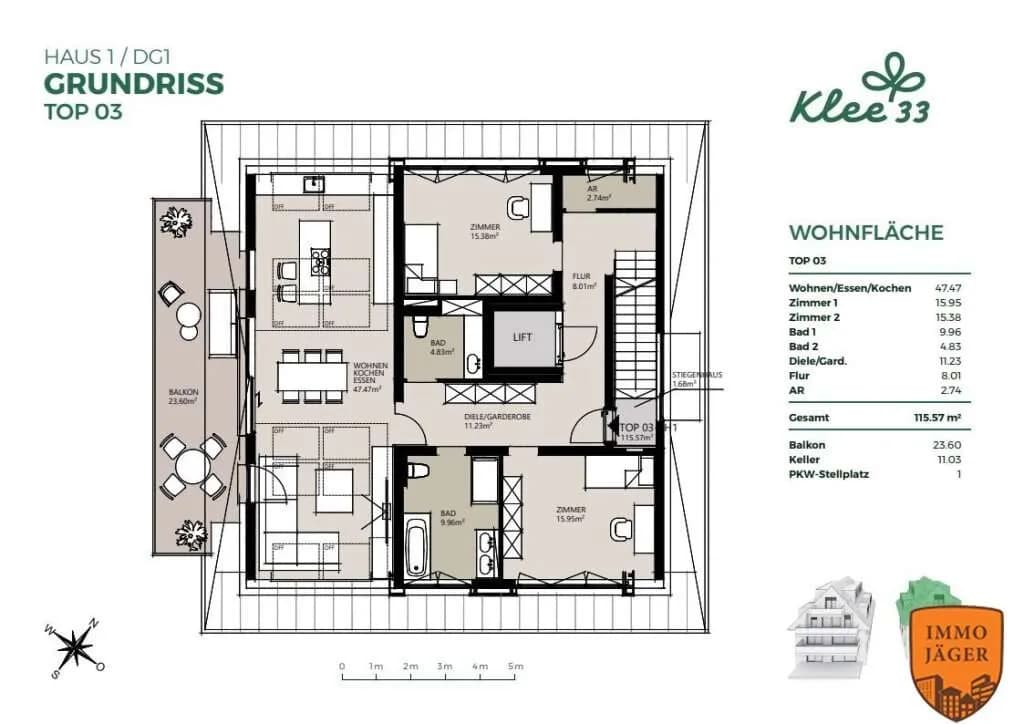 4-Zimmer-Wohnung kaufen in Linz – 168,37 m², € 1.588.800 – Bild 2 von 25