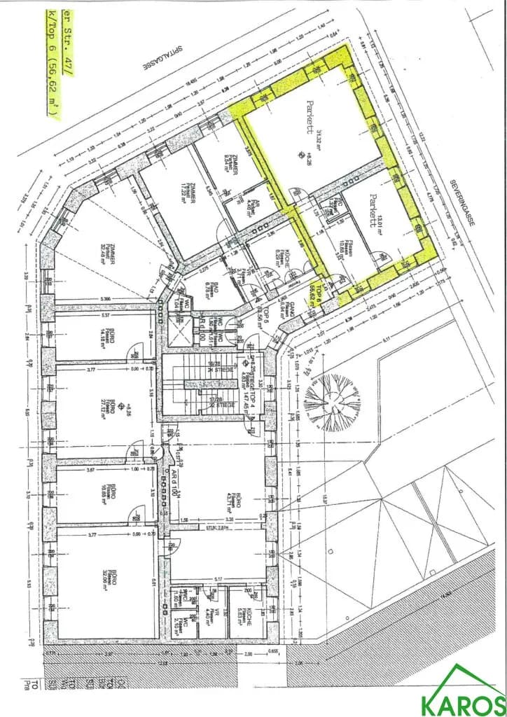 2-Zimmer-Gewerbeimmobilie mieten in Wien – 57 m², € 1.088 – Bild 14 von 14