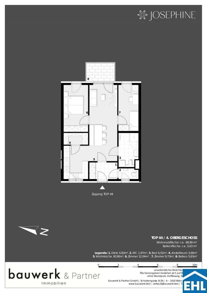 3-Zimmer-Wohnung kaufen in Wien – 68,99 m², € 665.900 – Bild 10 von 10