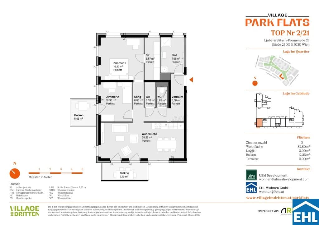 3-Zimmer-Wohnung kaufen in Wien – 82,8 m², € 570.000 – Bild 11 von 11