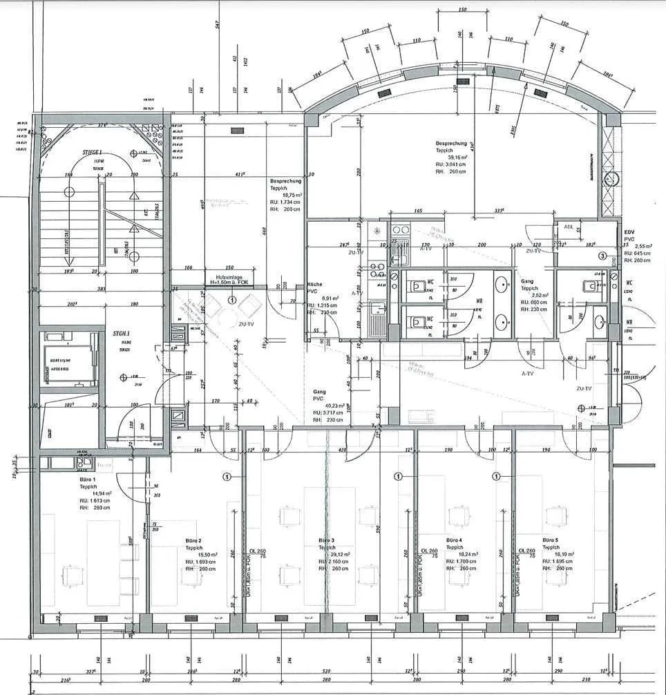 Gewerbeimmobilie mieten in Wien – 221 m², € 17 – Bild 15 von 17