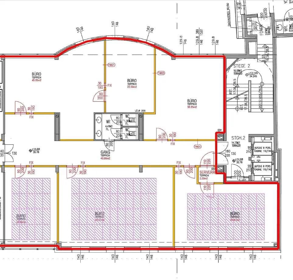Gewerbeimmobilie mieten in Wien – 221 m², € 17 – Bild 16 von 17