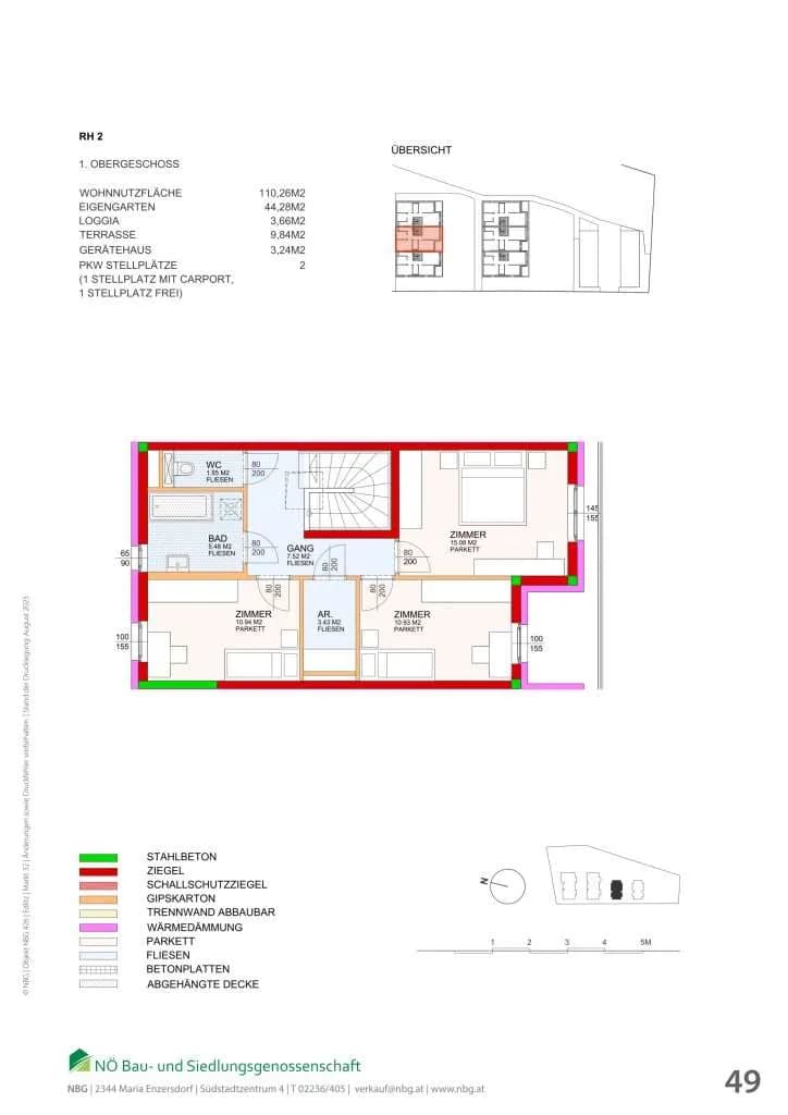 4-Zimmer-Haus mieten in Neunkirchen – 110,26 m², € 1.125 – Bild 3 von 15