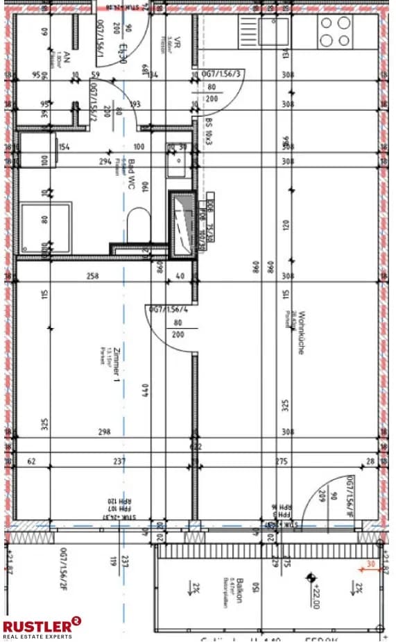 2-Zimmer-Wohnung mieten in Graz – 55,25 m², € 677 – Bild 6 von 7