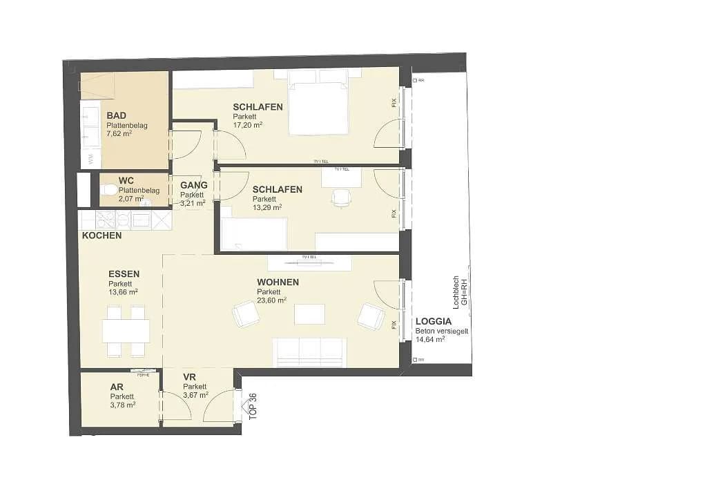 3-Zimmer-Wohnung kaufen in Wien – 88,1 m², € 579.000 – Bild 15 von 15