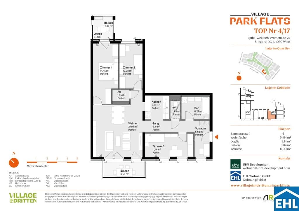 4-Zimmer-Wohnung kaufen in Wien – 91,64 m², € 575.000 – Bild 13 von 13