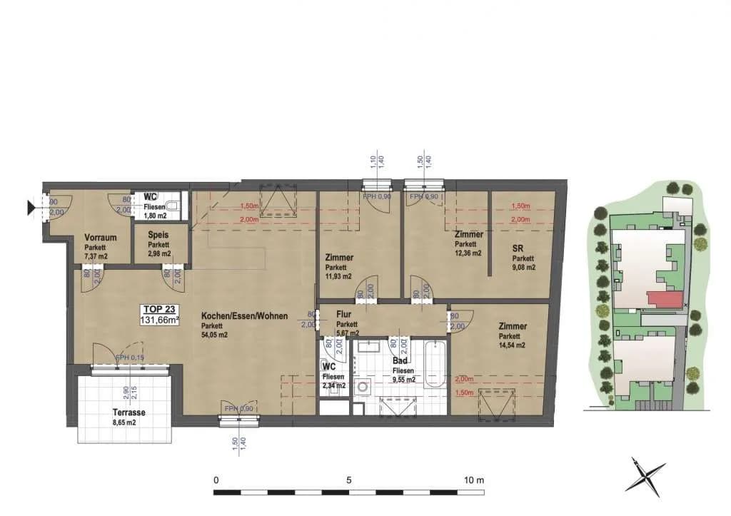 4-Zimmer-Wohnung kaufen in Wien – 132 m², € 719.000 – Bild 12 von 12