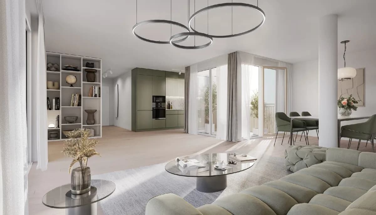 2-Zimmer-Wohnung kaufen in Wien – 42,89 m², € 352.600 – Bild 1 von 14