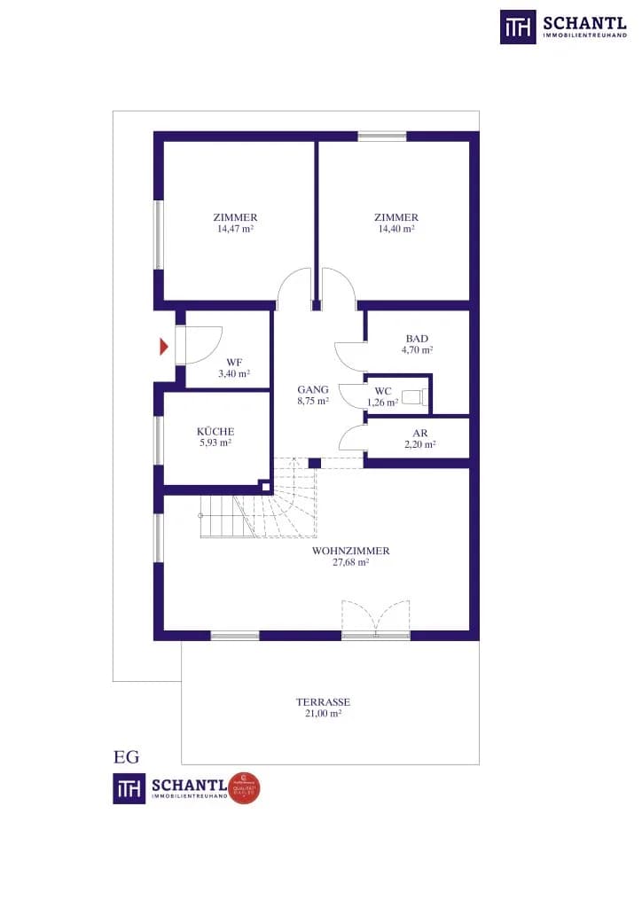 4-Zimmer-Haus kaufen in Mödling – 139,79 m², € 749.000 – Bild 16 von 17