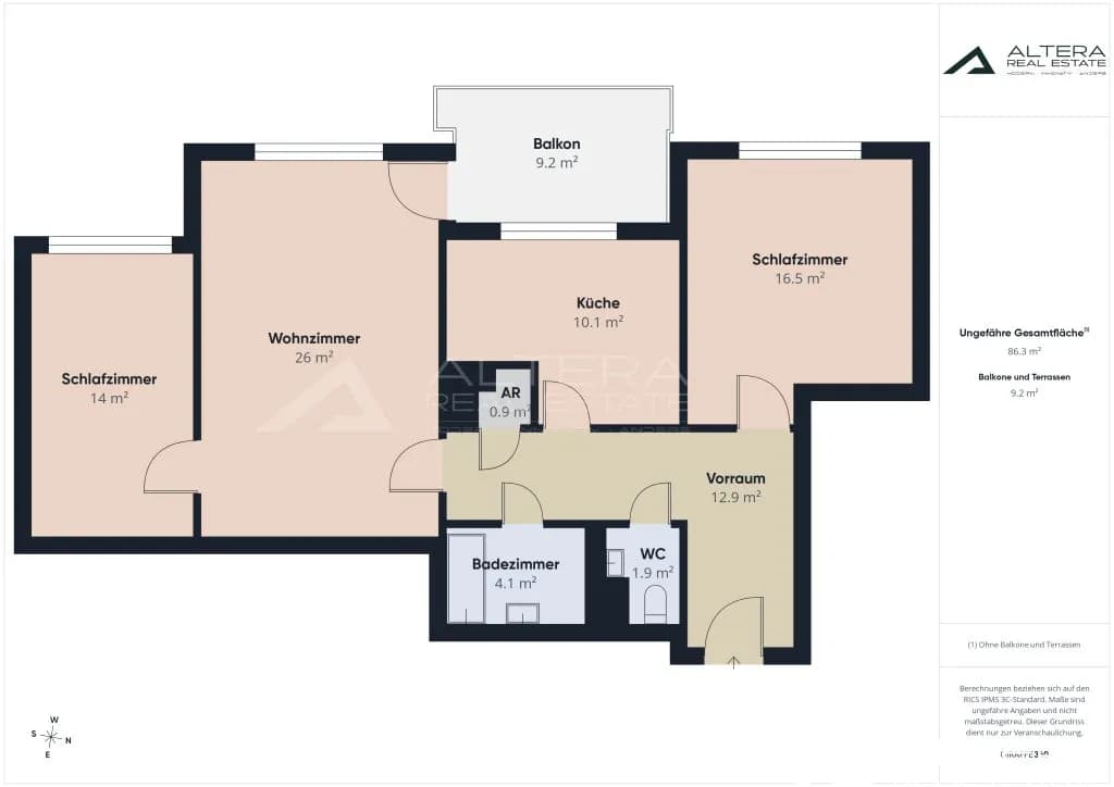 3-Zimmer-Wohnung kaufen in Deutschlandsberg – 86,36 m², € 149.000 – Bild 27 von 27