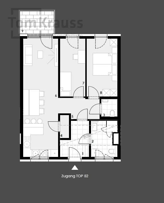 3-Zimmer-Wohnung kaufen in Wien – 68,66 m², € 688.900 – Bild 11 von 13