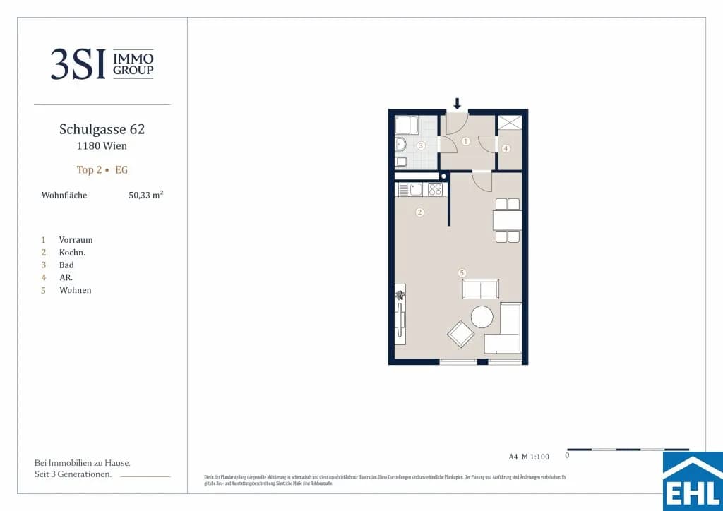 1-Zimmer-Wohnung kaufen in Wien – 50,33 m², € 259.000 – Bild 13 von 13