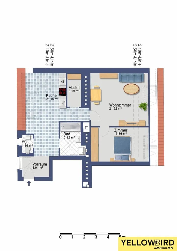 2-Zimmer-Wohnung kaufen in Wien – 70,21 m², € 399.900 – Bild 13 von 13