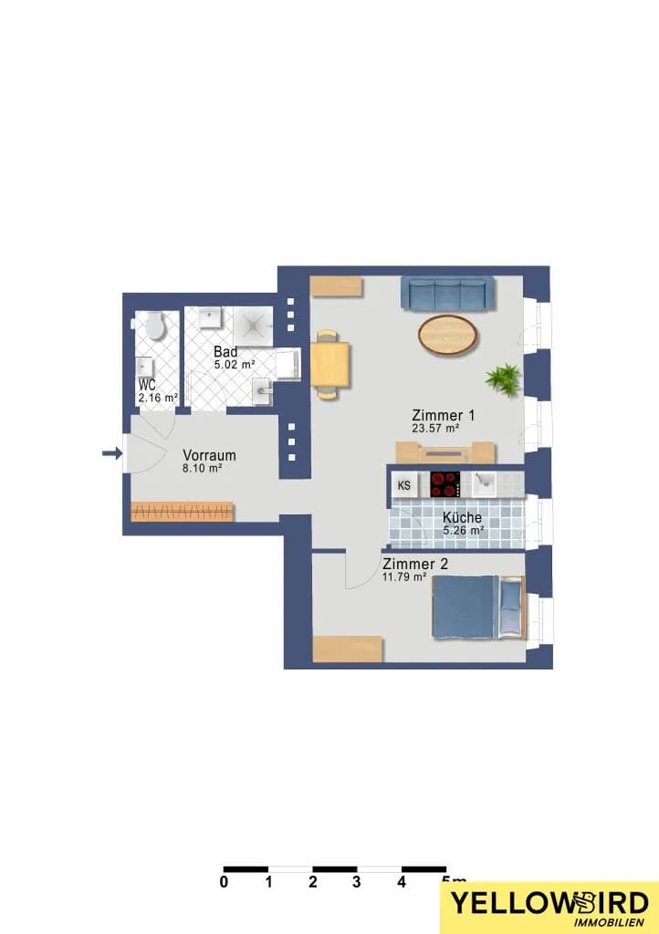 2-Zimmer-Wohnung kaufen in Wien – 55,41 m², € 299.900 – Bild 15 von 15