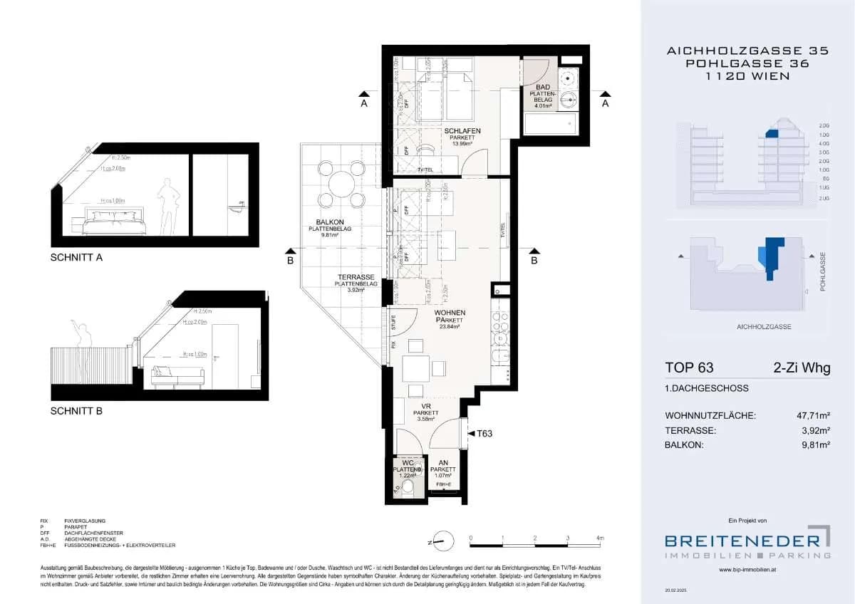2-Zimmer-Wohnung kaufen in Wien – 47,71 m², € 425.000 – Bild 7 von 10