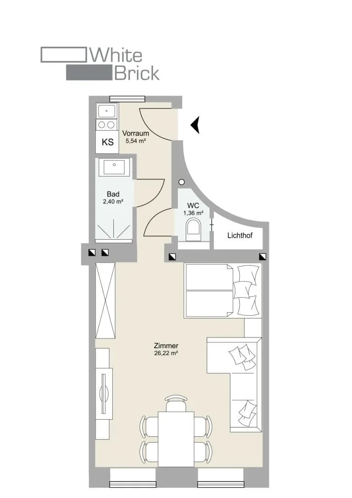 1-Zimmer-Wohnung kaufen in Wien – 35,53 m², € 219.000 – Bild 19 von 19