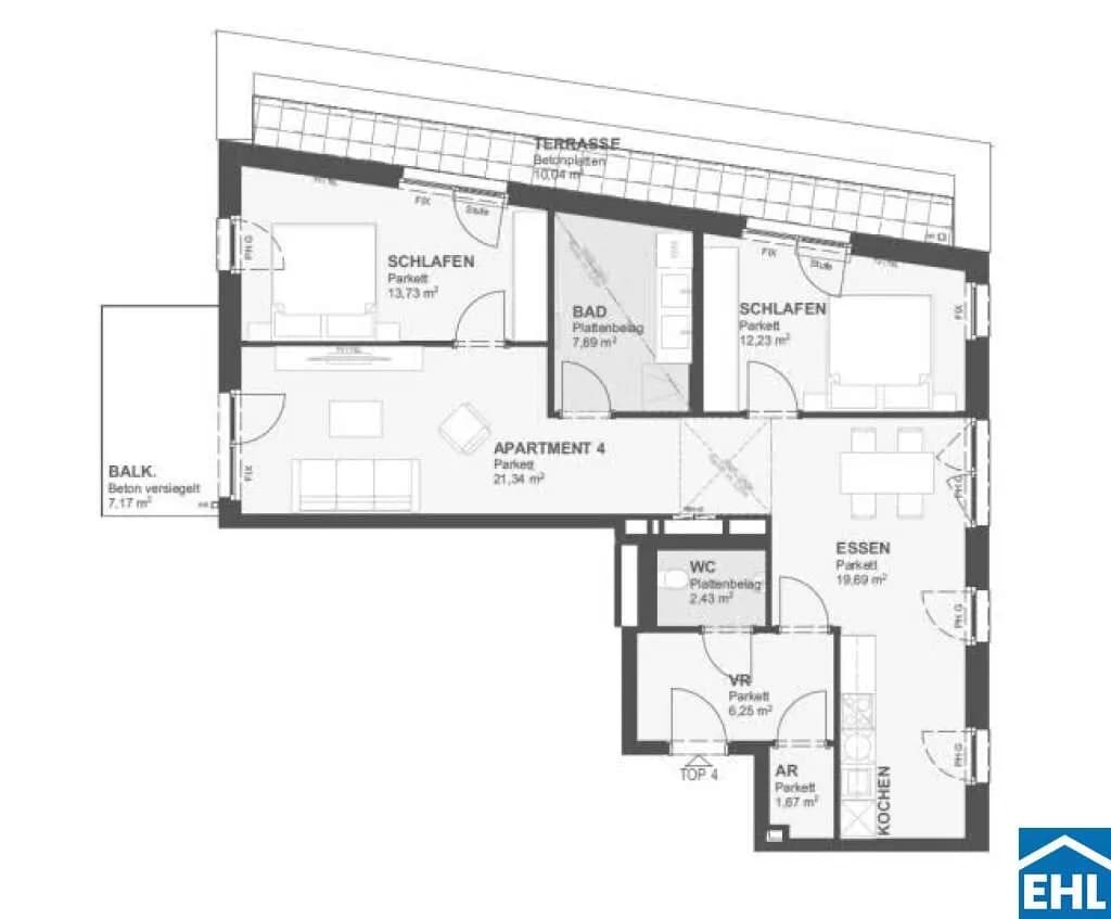 3-Zimmer-Wohnung kaufen in Wien – 85,03 m², € 483.210 – Bild 7 von 7