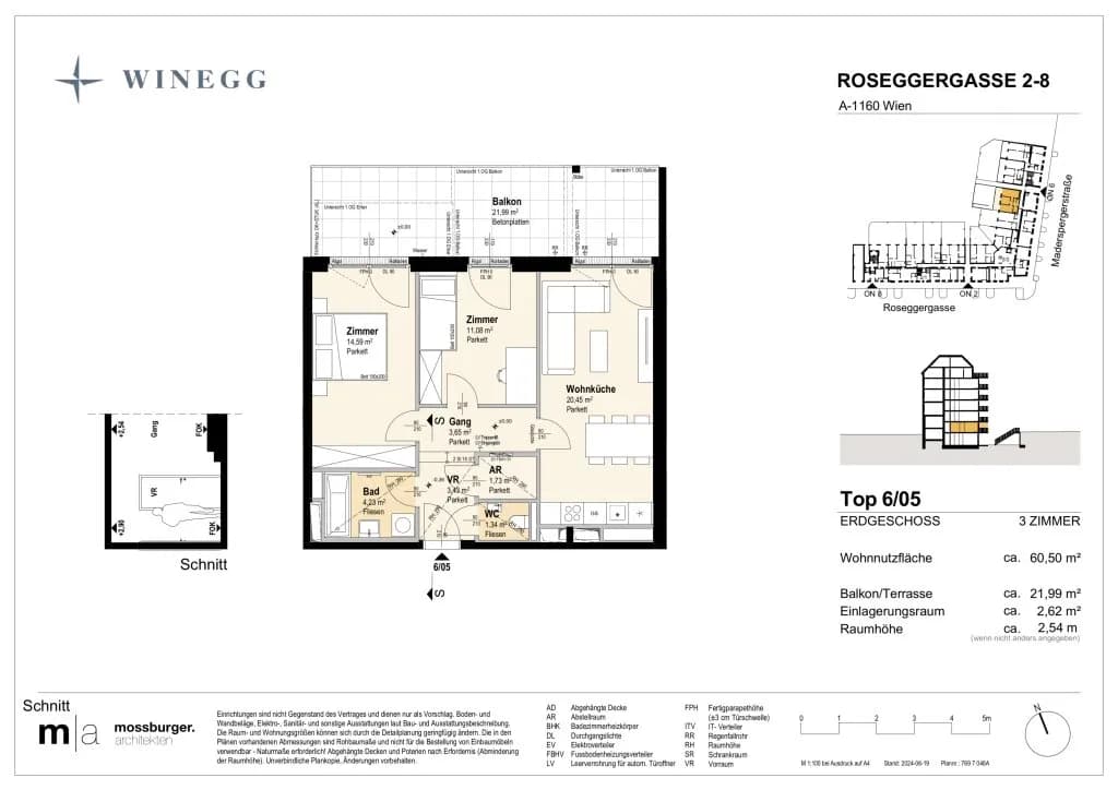 3-Zimmer-Wohnung kaufen in Wien – 58,81 m², € 408.300 – Bild 10 von 10