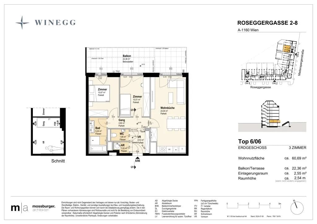 Immobilie kaufen in Wien – 60,3 m², € 373.800 – Bild 9 von 9