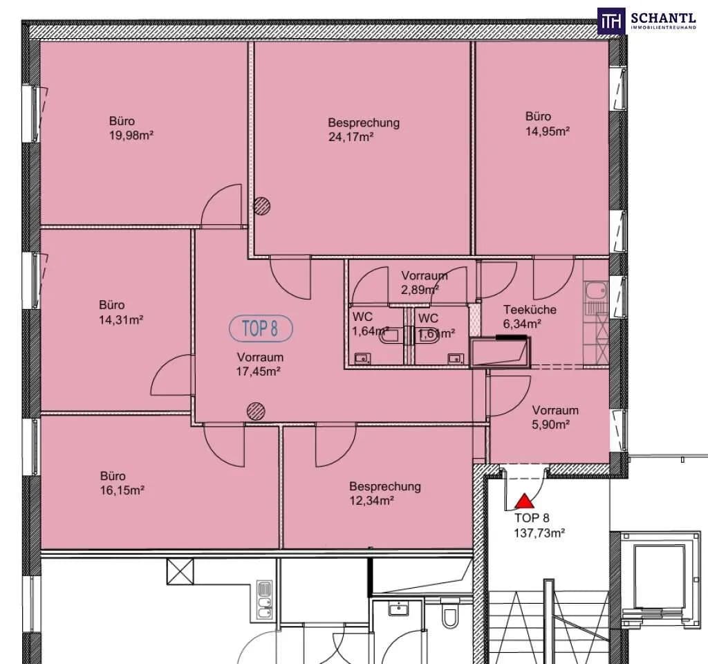 6-Zimmer-Gewerbeimmobilie mieten in Graz – 138 m², € 1.501 – Bild 22 von 24