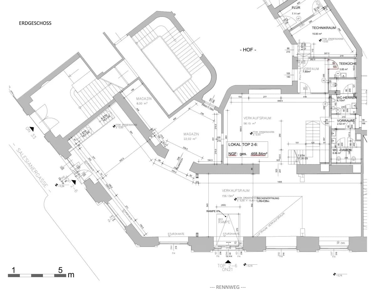 3-Zimmer-Gewerbeimmobilie mieten in Wien – 469 m², € 9.500 – Bild 17 von 19
