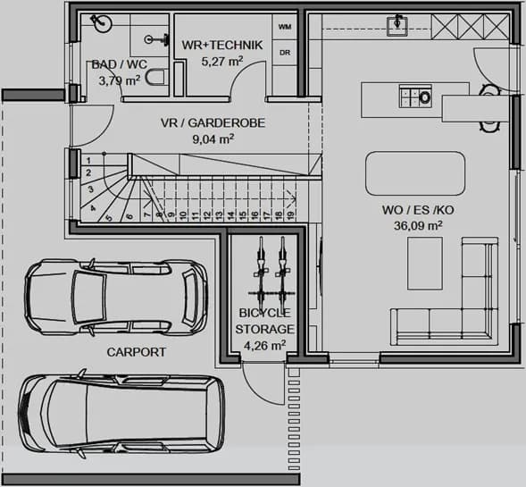 5-Zimmer-Haus kaufen in Klagenfurt Land – 127 m², € 399.000 – Bild 7 von 9