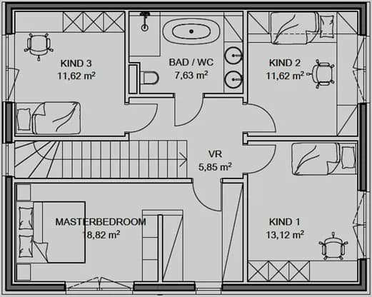 5-Zimmer-Haus kaufen in Klagenfurt Land – 127 m², € 399.000 – Bild 8 von 9
