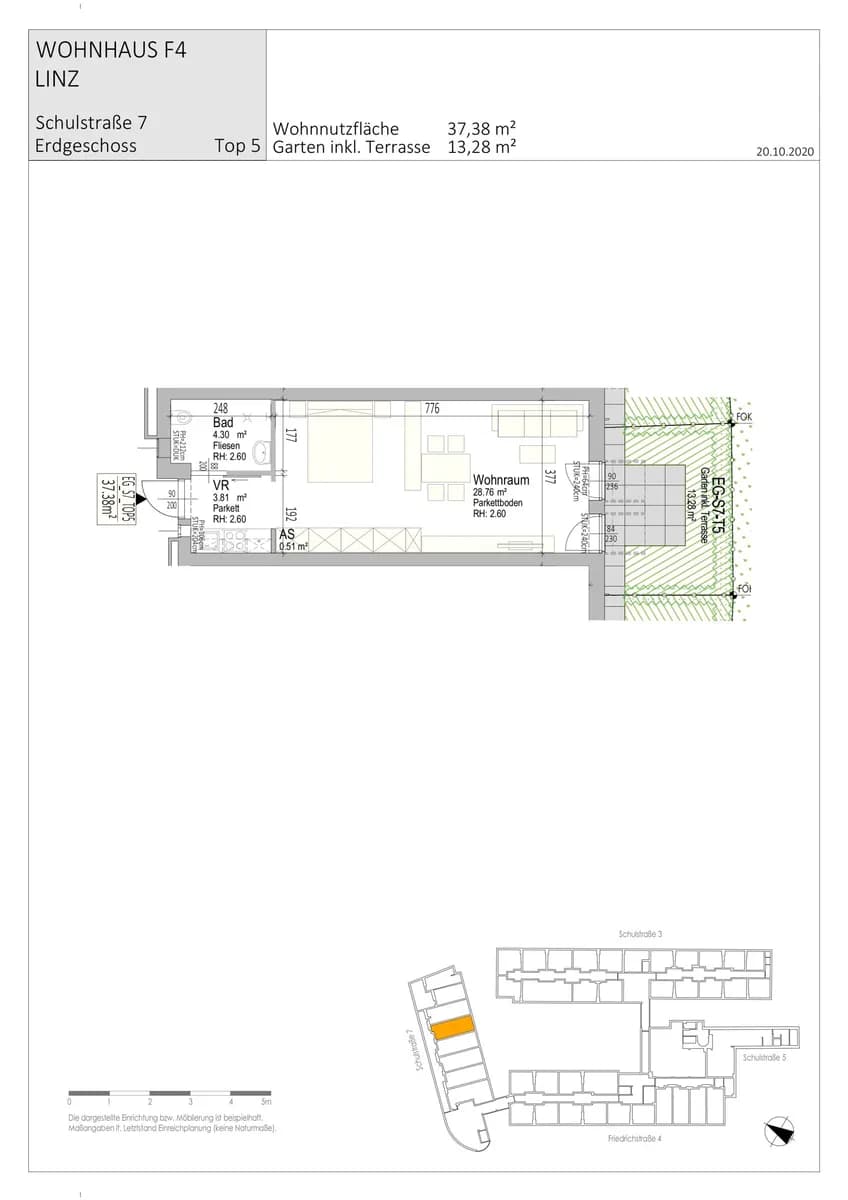 1-Zimmer-Wohnung mieten in Linz – 37,38 m², € 776 – Bild 5 von 19