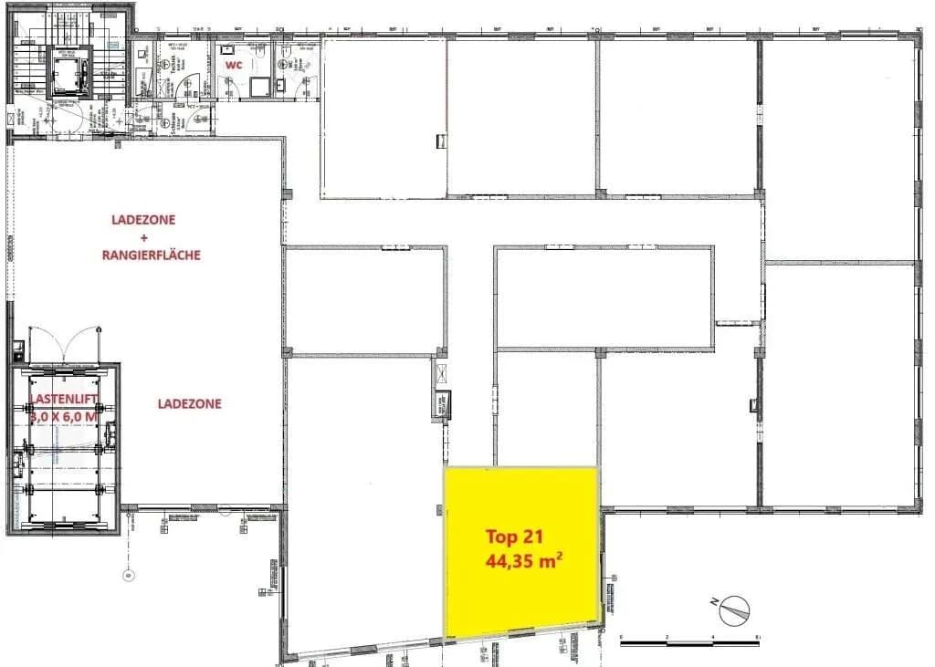 Gewerbeimmobilie mieten in Wien – 49 m², € 728 – Bild 8 von 9