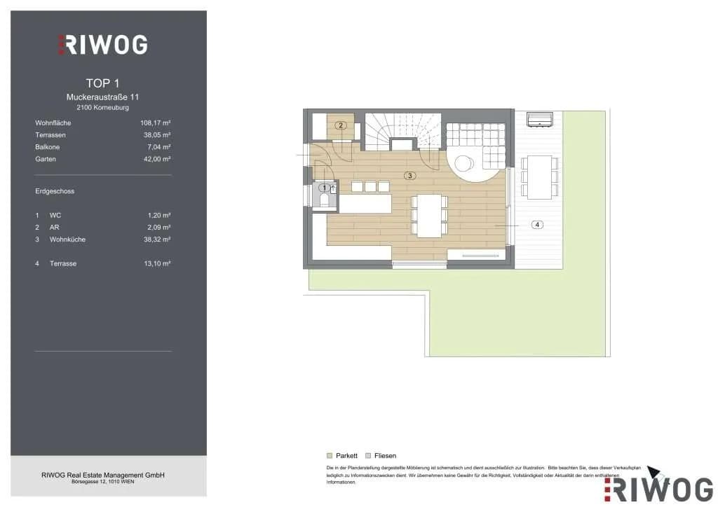 4-Zimmer-Haus kaufen in Korneuburg – 108,17 m², € 499.900 – Bild 20 von 22