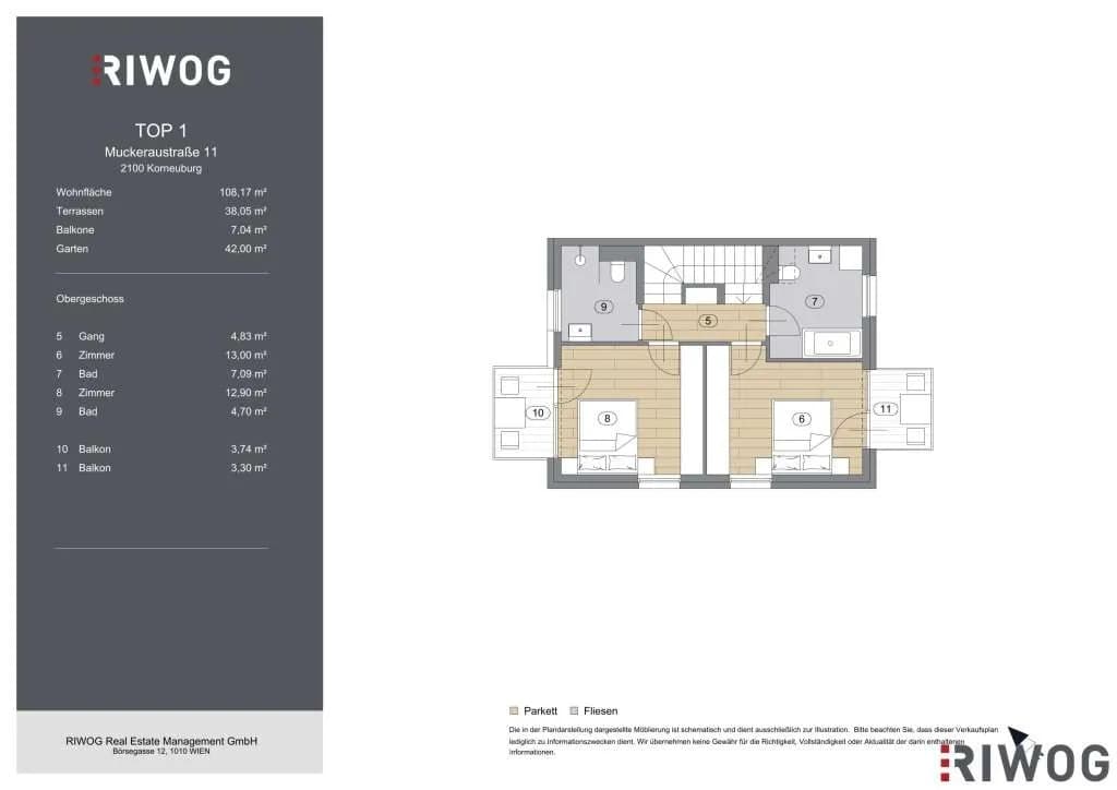 4-Zimmer-Haus kaufen in Korneuburg – 108,17 m², € 499.900 – Bild 21 von 22