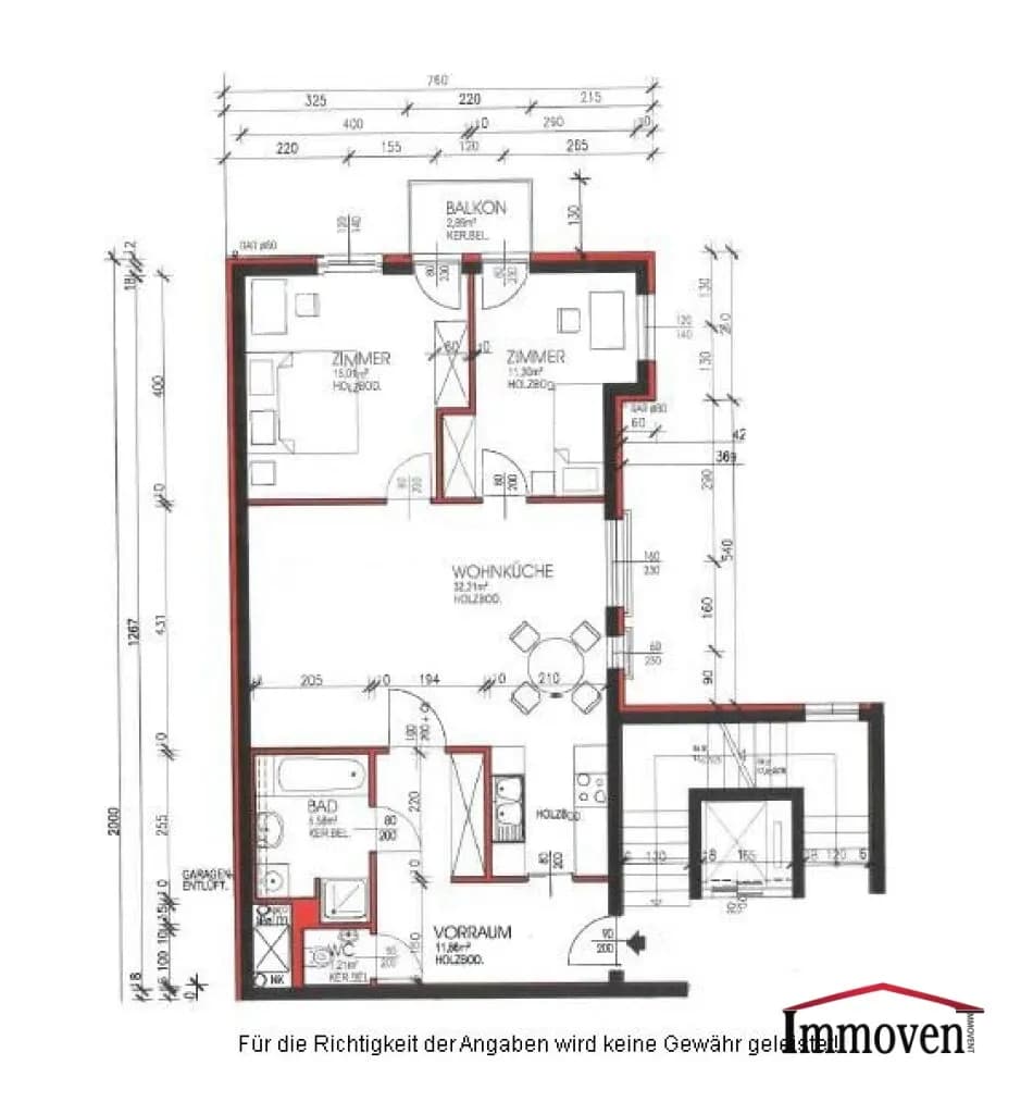 3-Zimmer-Wohnung mieten in Wien – 77 m², € 1.784 – Bild 12 von 12