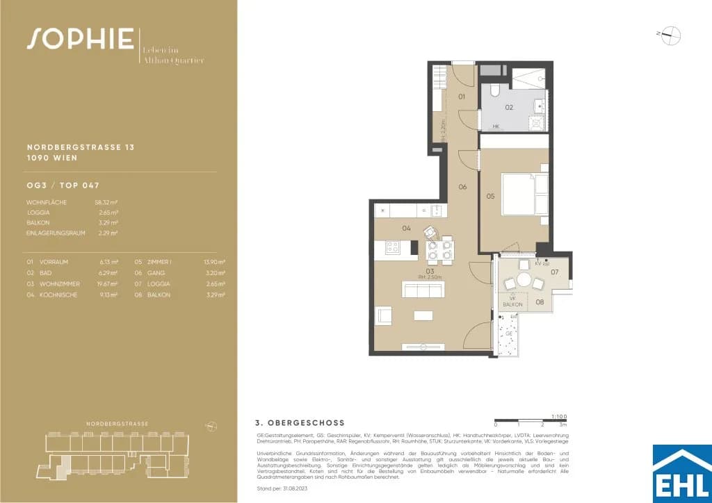 Immobilie kaufen in Wien – 58,32 m², € 425.000 – Bild 19 von 19