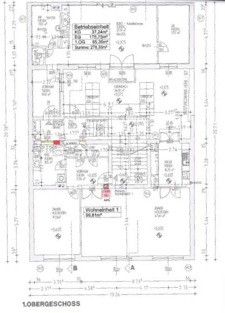 8-Zimmer-Gewerbeimmobilie mieten in Wien – 326 m², € 12.500 – Bild 43 von 49