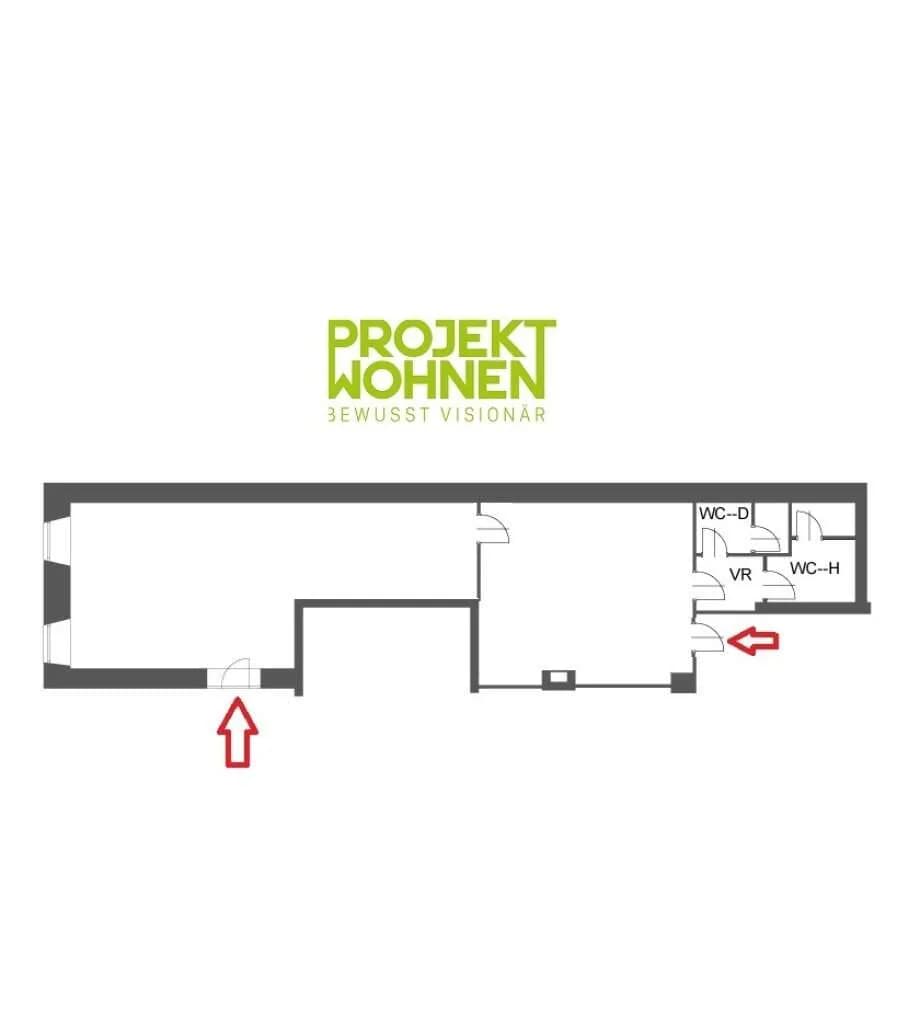 2-Zimmer-Gewerbeimmobilie mieten in Leoben – 95 m², € 895 – Bild 11 von 11