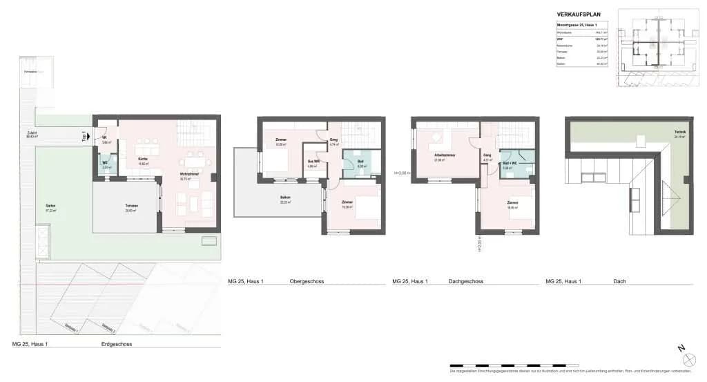 5-Zimmer-Haus kaufen in Wien – 147 m², € 570.000 – Bild 7 von 11