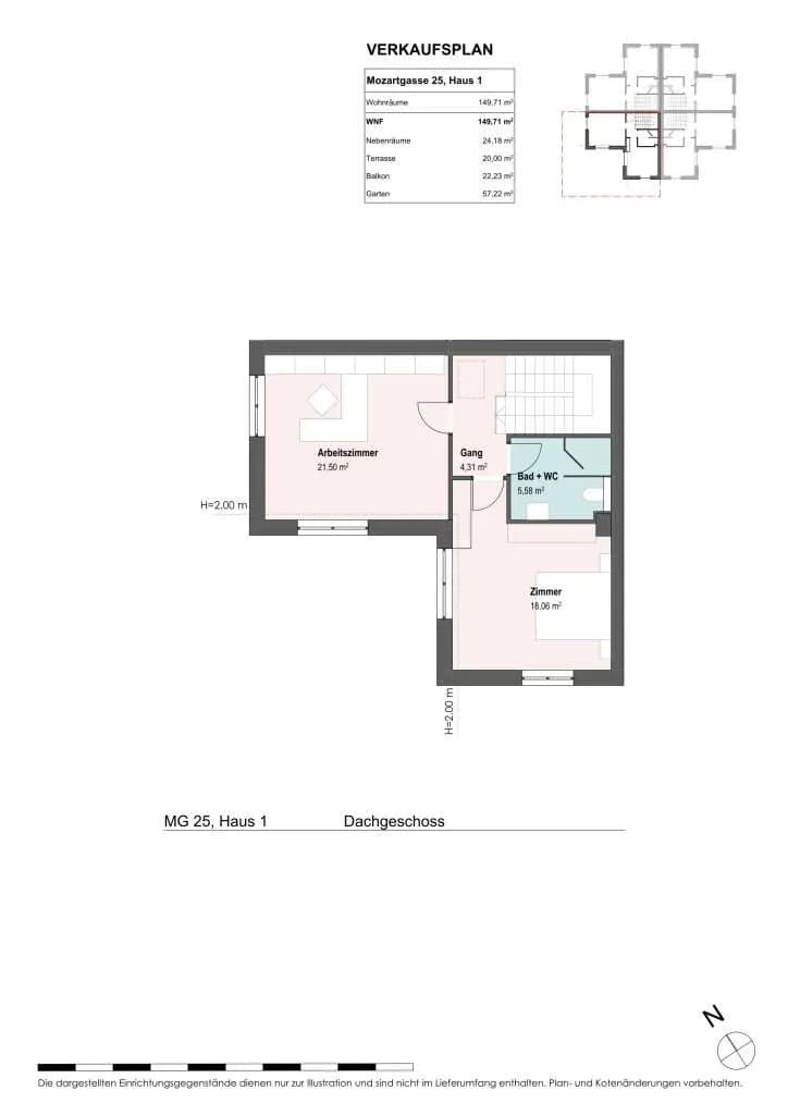5-Zimmer-Haus kaufen in Wien – 147 m², € 570.000 – Bild 10 von 11