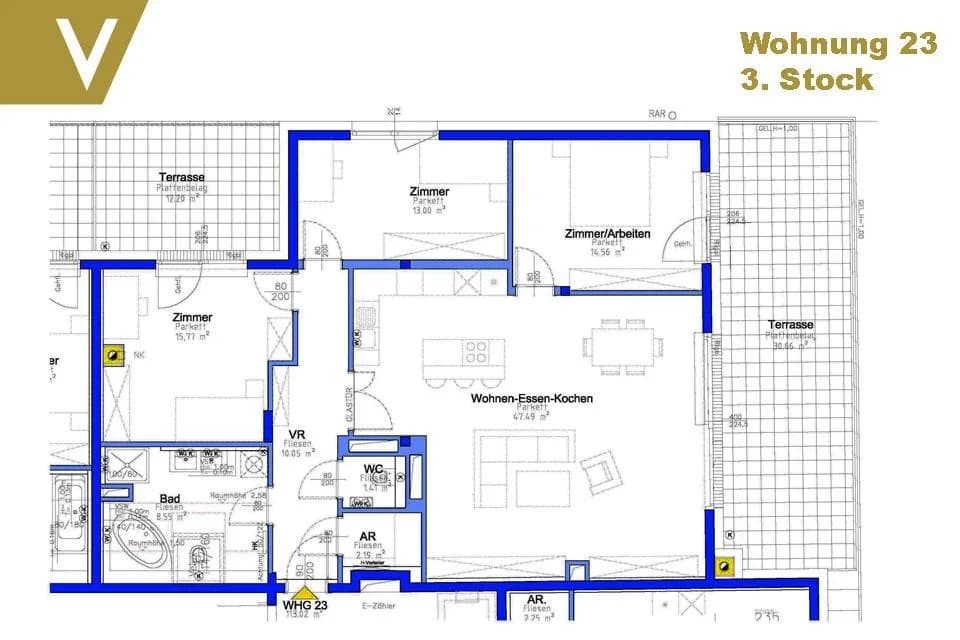 4-Zimmer-Wohnung mieten in Wien – 113 m², € 3.881 – Bild 33 von 35