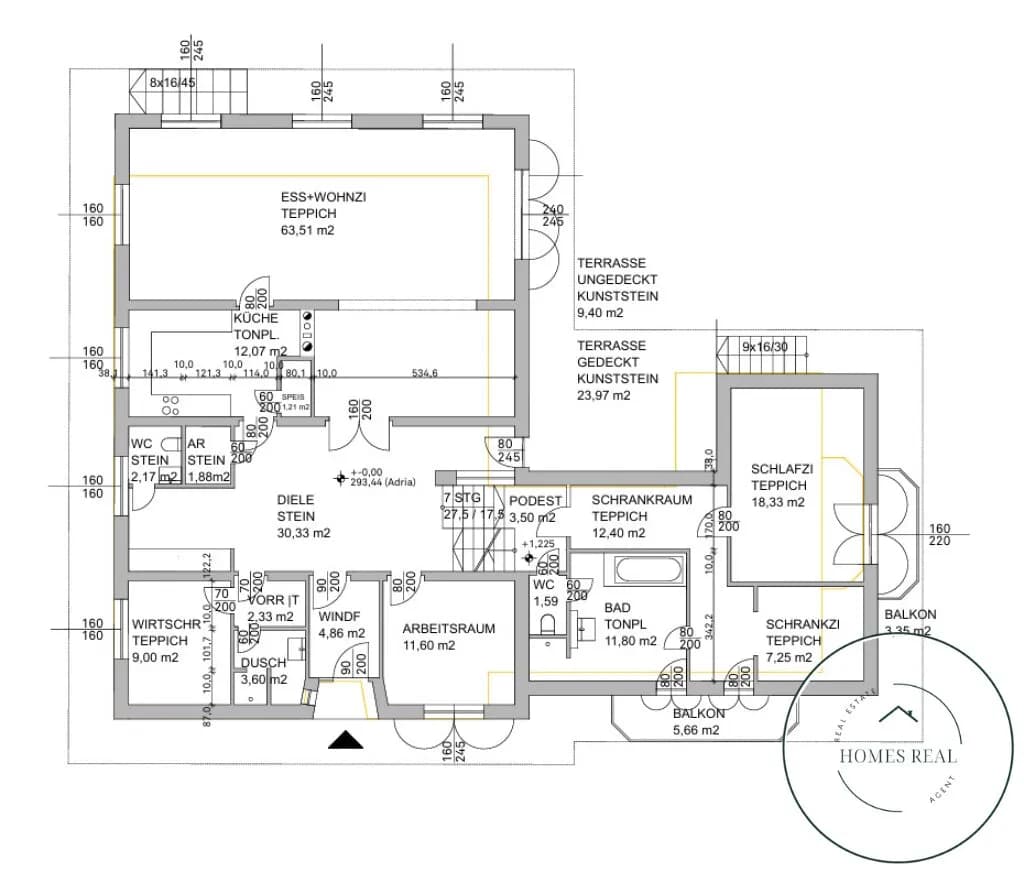 7-Zimmer-Immobilie kaufen in Mödling – 254,68 m², € 1.195.000 – Bild 15 von 16